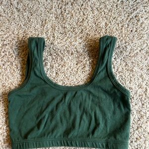 Shop Arq Wide Strap Forest Green Bra